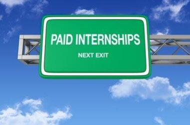 Paid Internships Sign