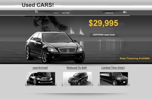 Used Car Website Advertisement